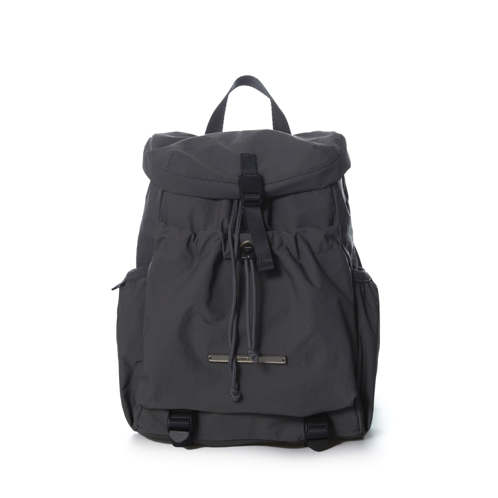 black leather backpack string STRING RUCKSACK MINI 966