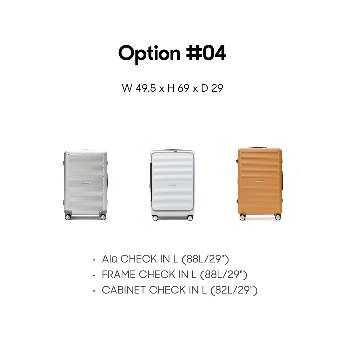 R TRUNK COVER - CHECK-IN SIZE (ALL TYPES)